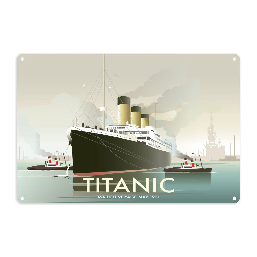 Titanic Railing Sign The Titanic - Metal Sign – Love Your Location