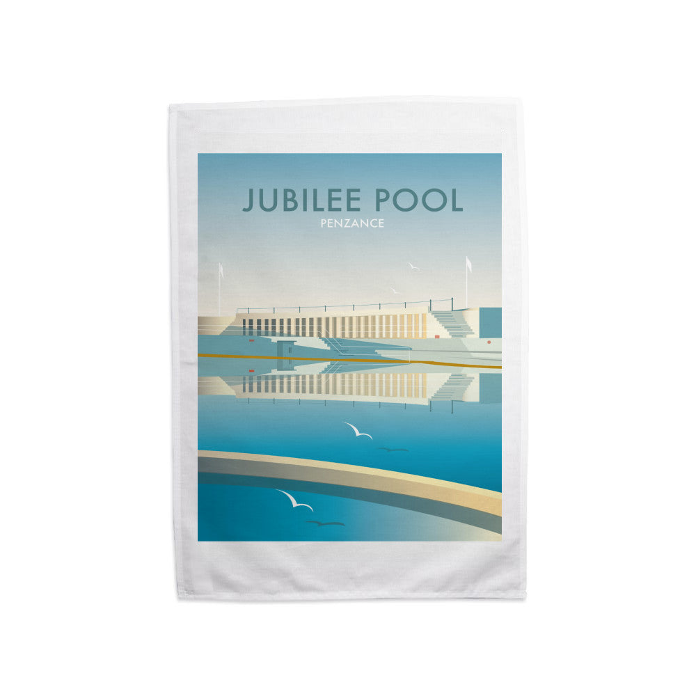 Jubilee Pool, Cornwall Tea Towel