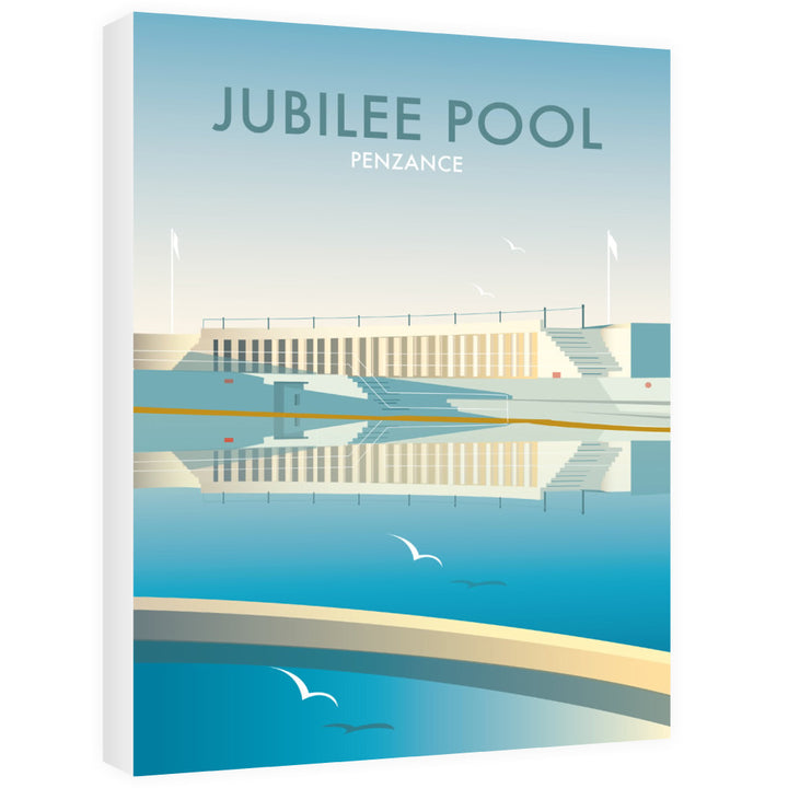 Jubilee Pool, Cornwall Canvas