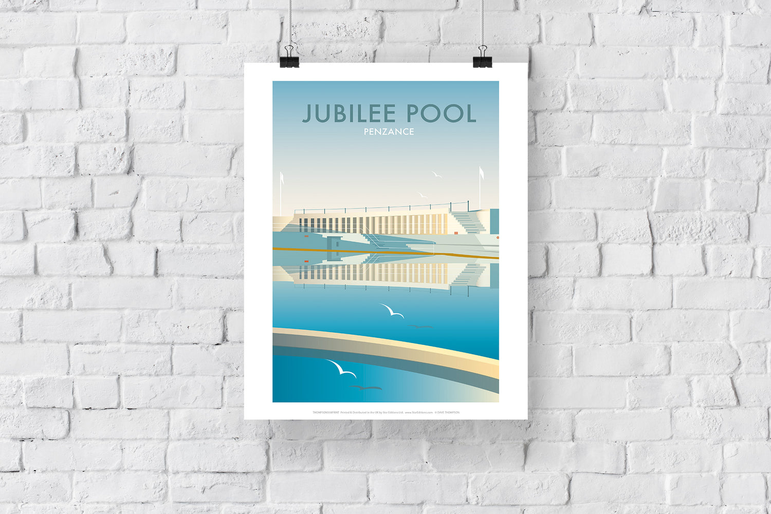 Jubilee Pool, Cornwall - Art Print