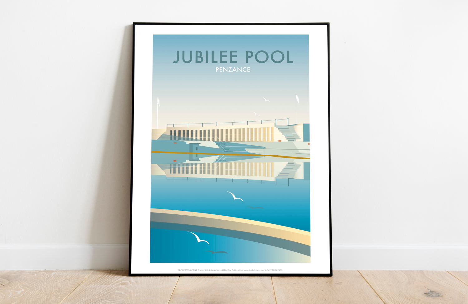 Jubilee Pool, Cornwall - Art Print