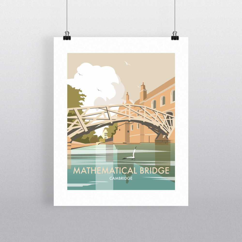 Mathematical Bridge, Cambridge - Art Print