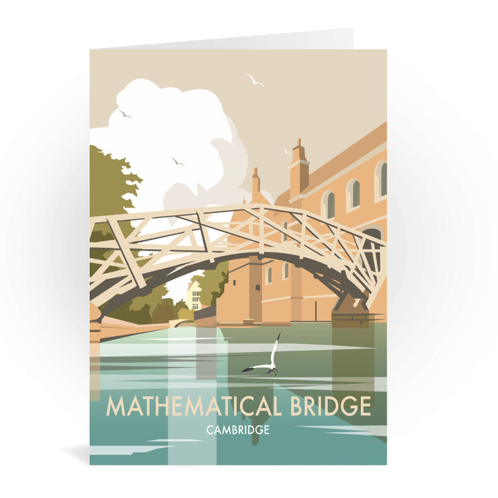Mathematical Bridge, Cambridge Greeting Card 7x5