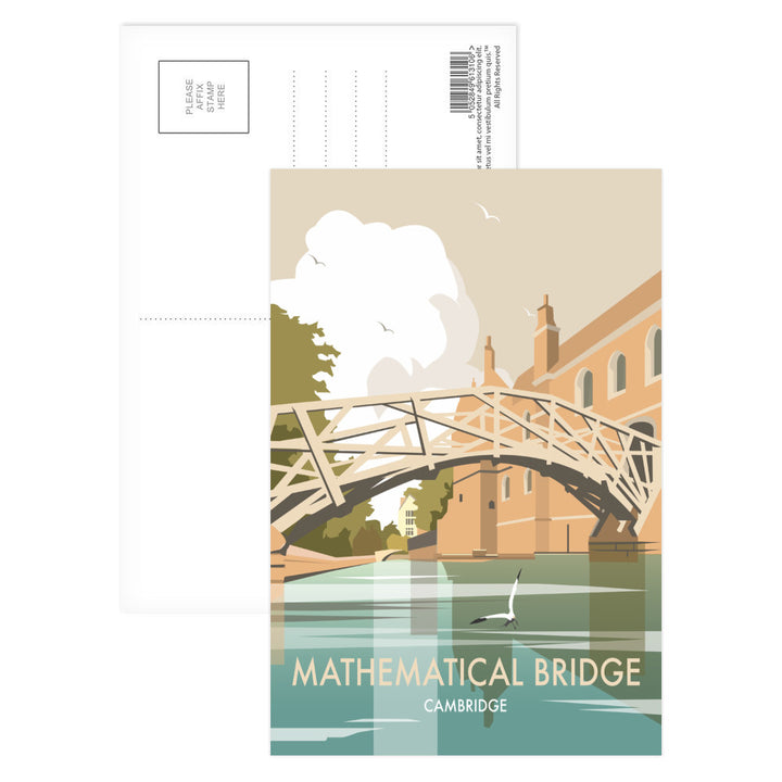 Mathematical Bridge, Cambridge Postcard Pack