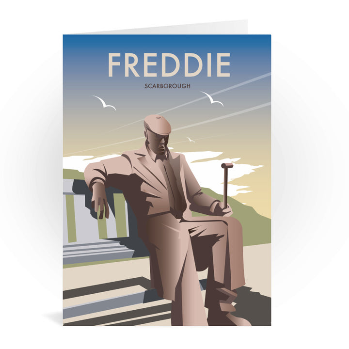 Freddie, Scarborough Greeting Card 7x5