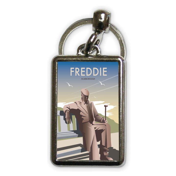 Freddie, Scarborough Metal Keyring