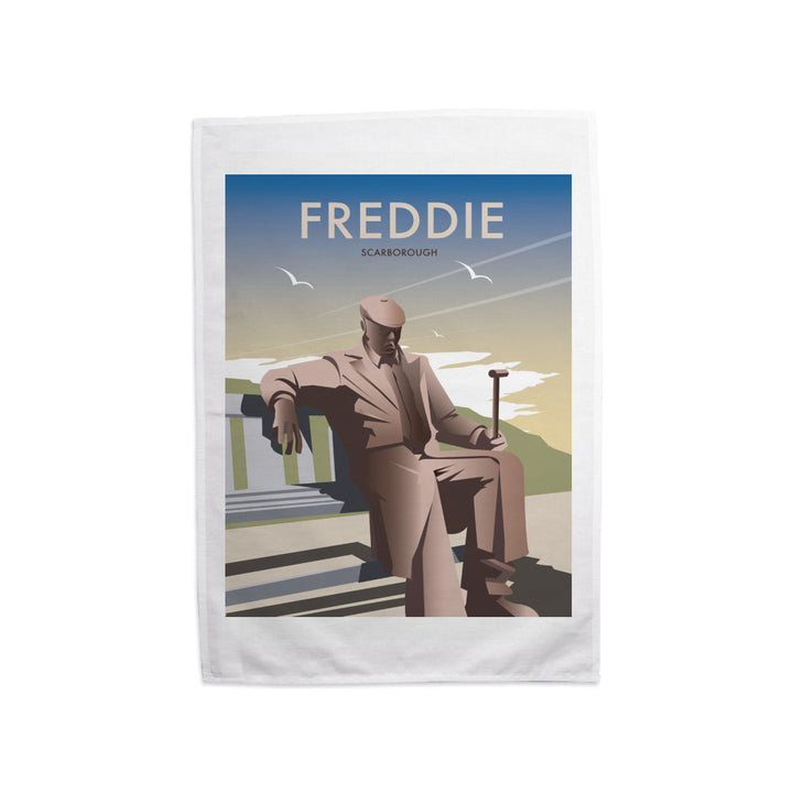 Freddie, Scarborough Tea Towel