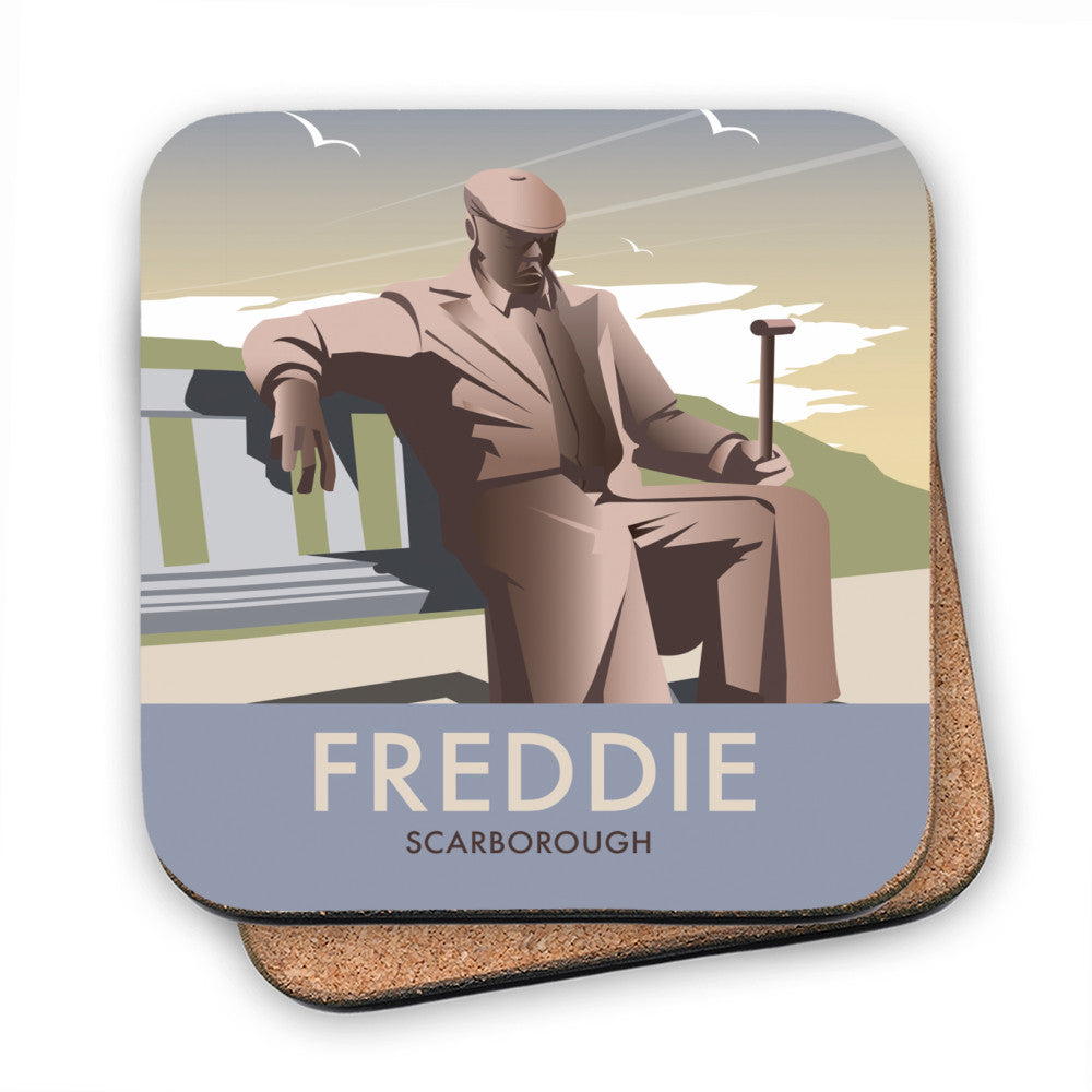 Freddie, Scarborough MDF Coaster