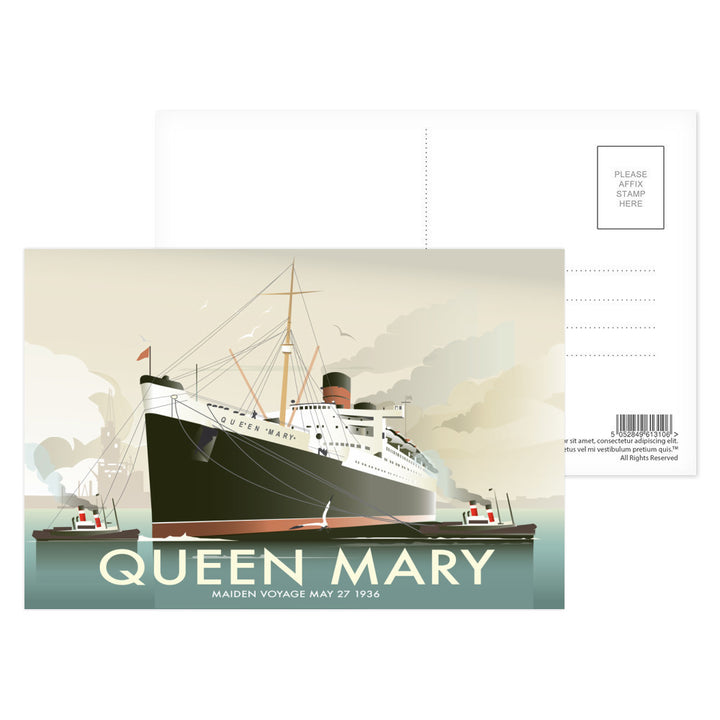 Queen Mary Postcard Pack
