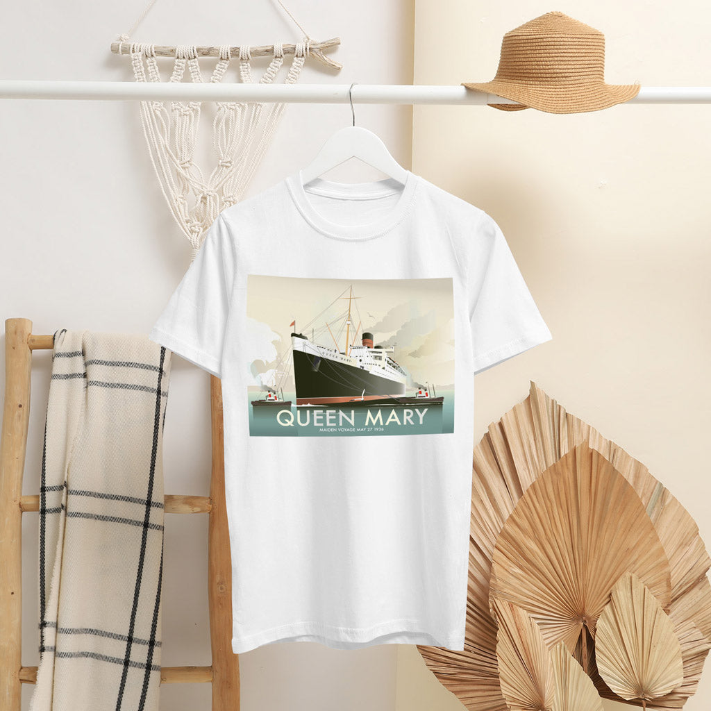 Queen Mary T-Shirt by Dave Thompson