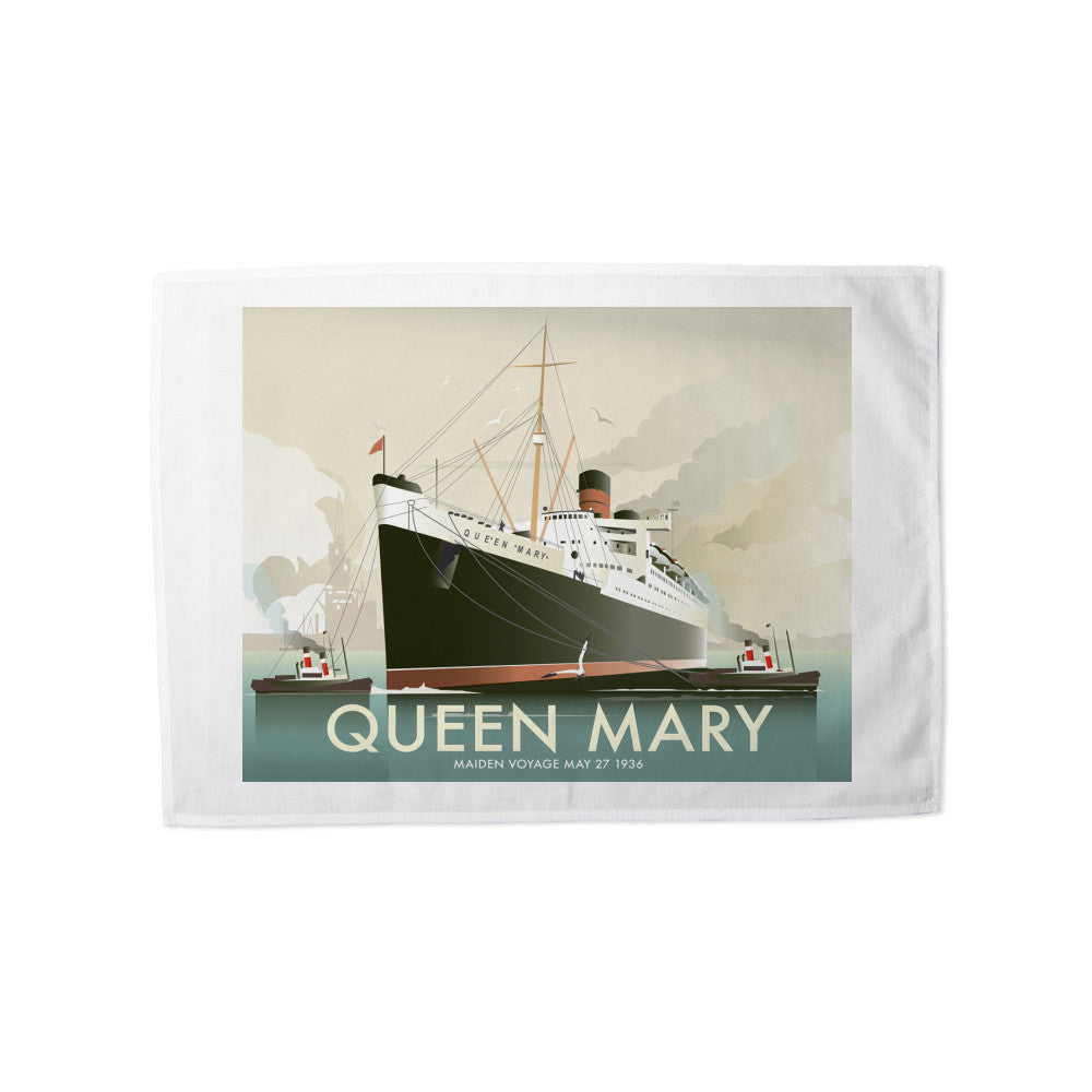 Queen Mary Tea Towel