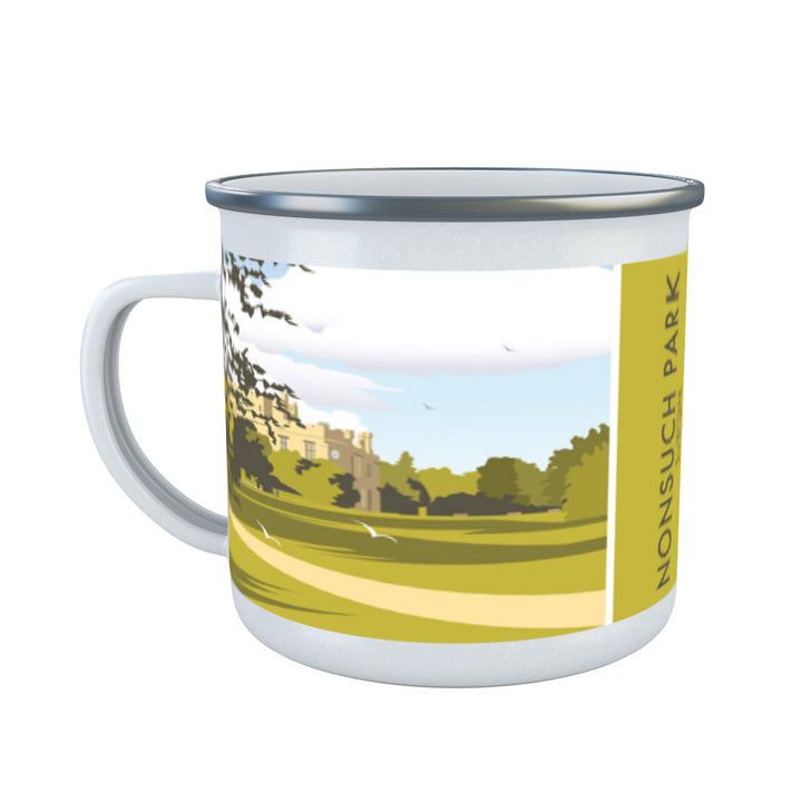 Nonsuch Park, Sutton Enamel Mug