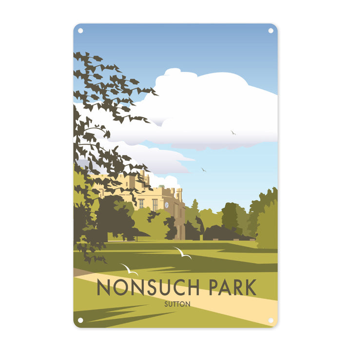 Nonsuch Park, Sutton Metal Sign