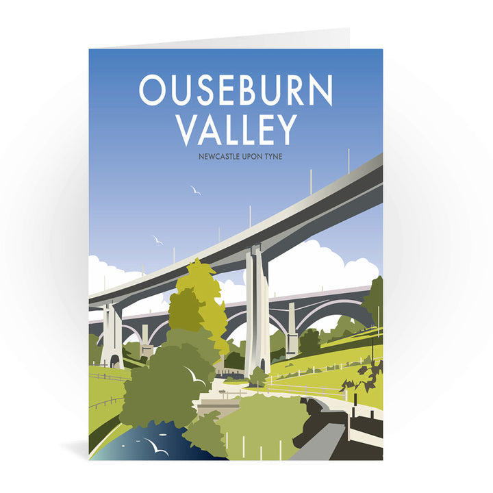Ouseburn Valley, Newcastle Upon Tyne Greeting Card 7x5
