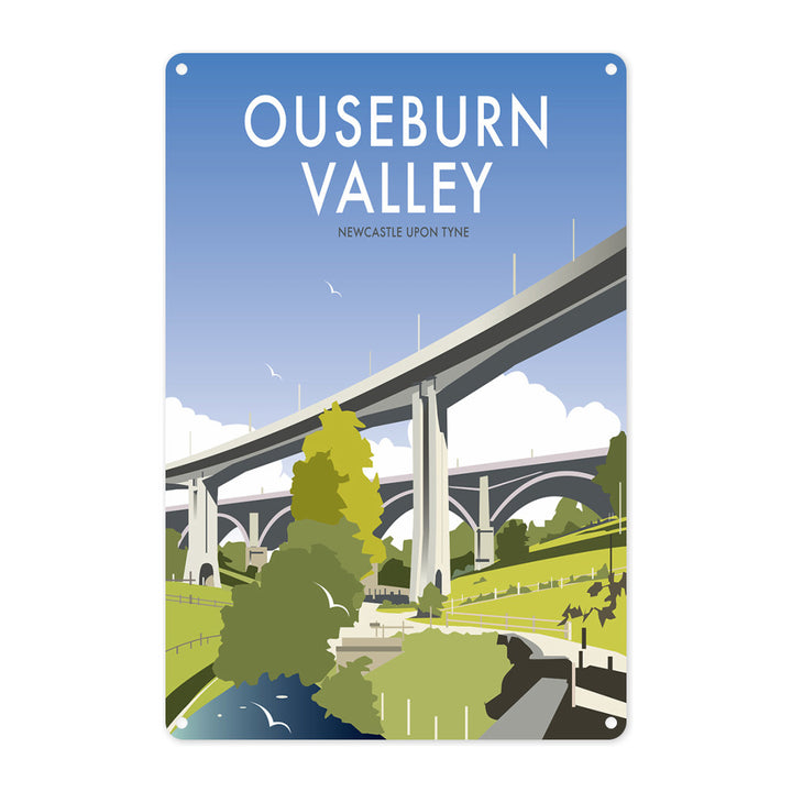 Ouseburn Valley, Newcastle Upon Tyne Metal Sign