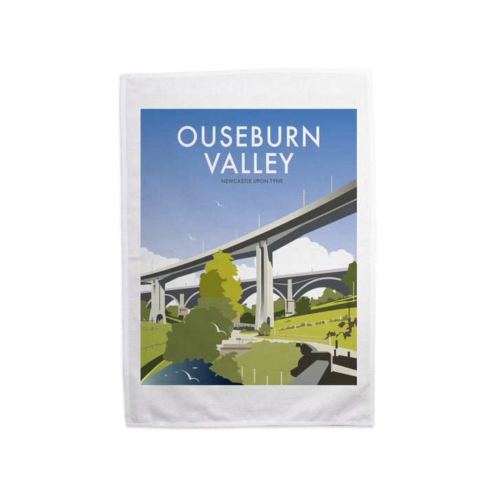 Ouseburn Valley, Newcastle Upon Tyne Tea Towel