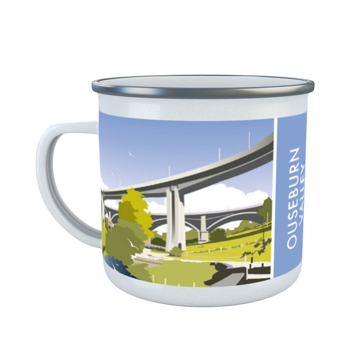 Ouseburn Valley, Newcastle Upon Tyne Enamel Mug