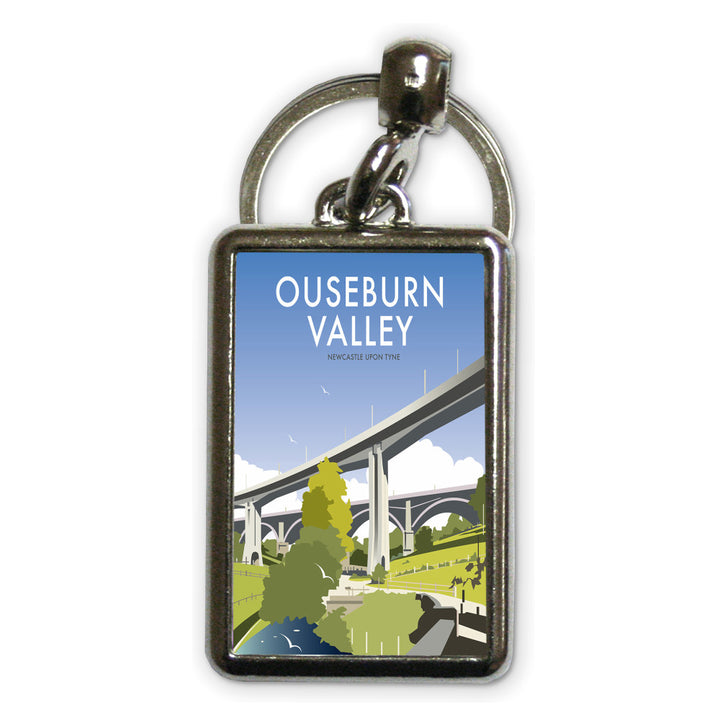 Ouseburn Valley, Newcastle Upon Tyne Metal Keyring