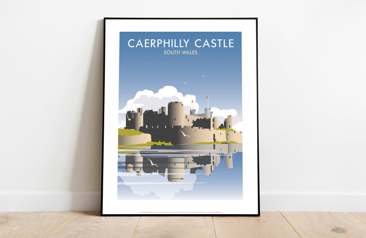 Caerphilly Castle, South Wales - Art Print