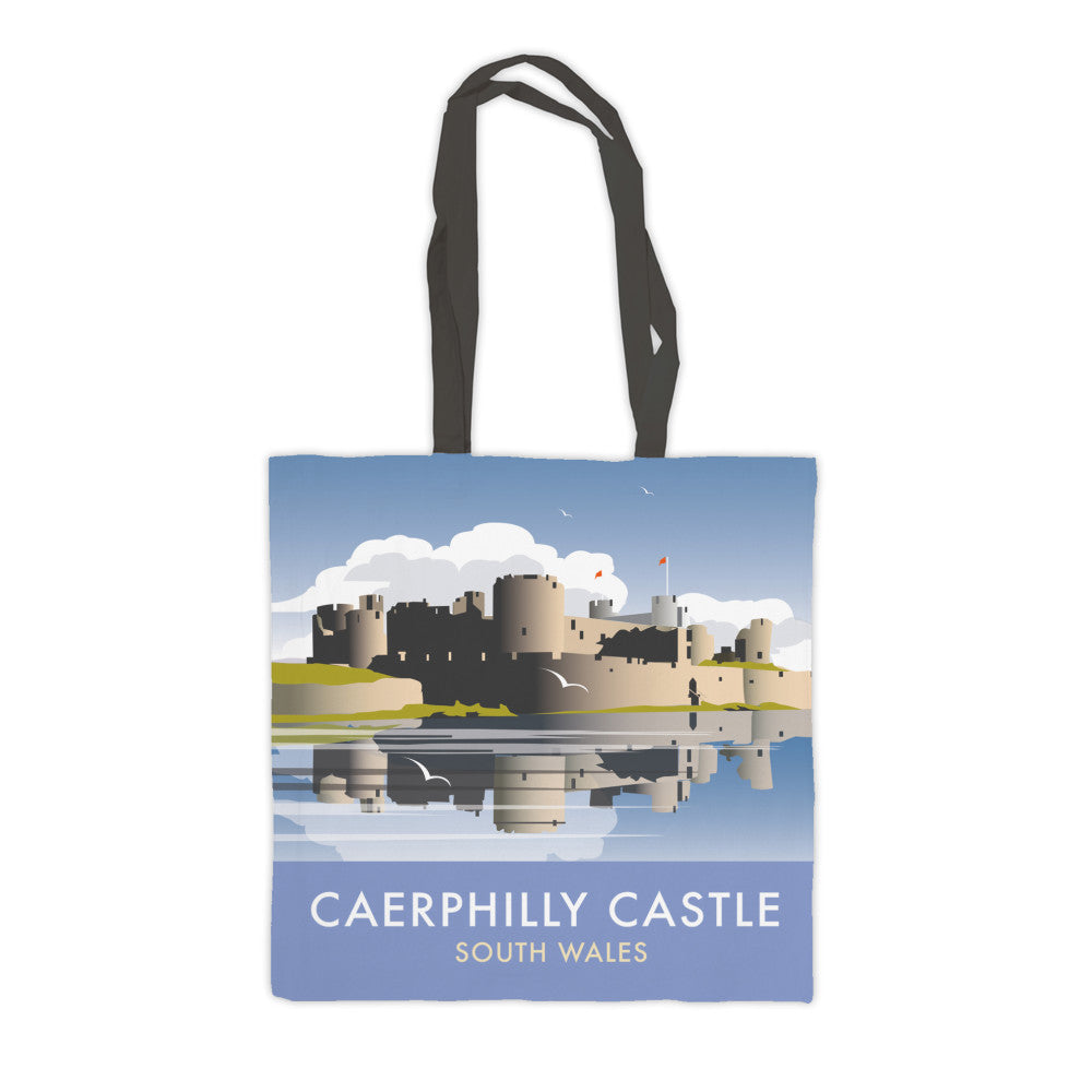 Caerphilly Castle, South Wales Premium Tote Bag