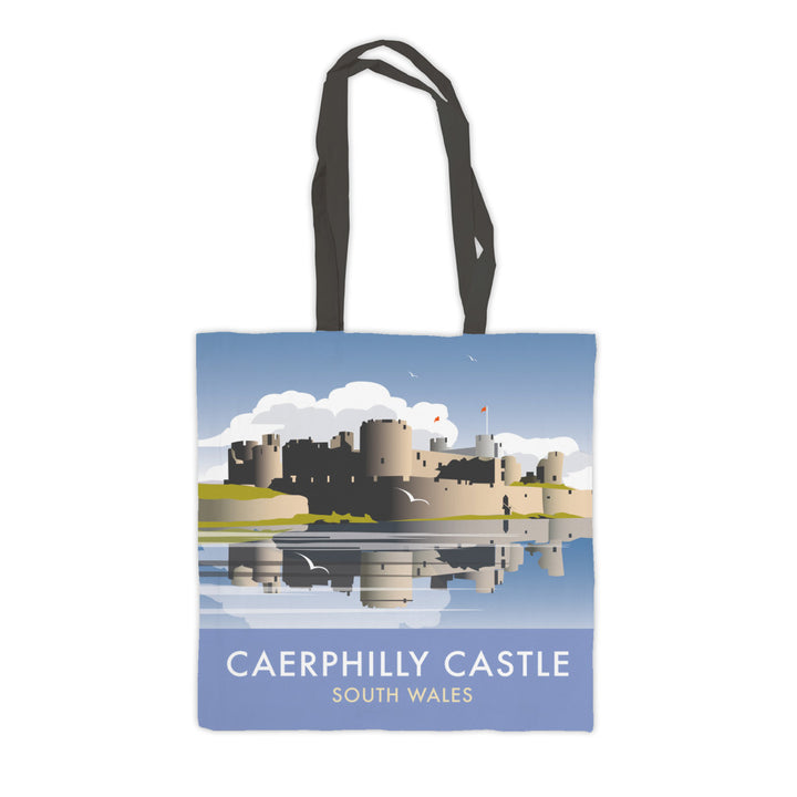 Caerphilly Castle, South Wales Premium Tote Bag