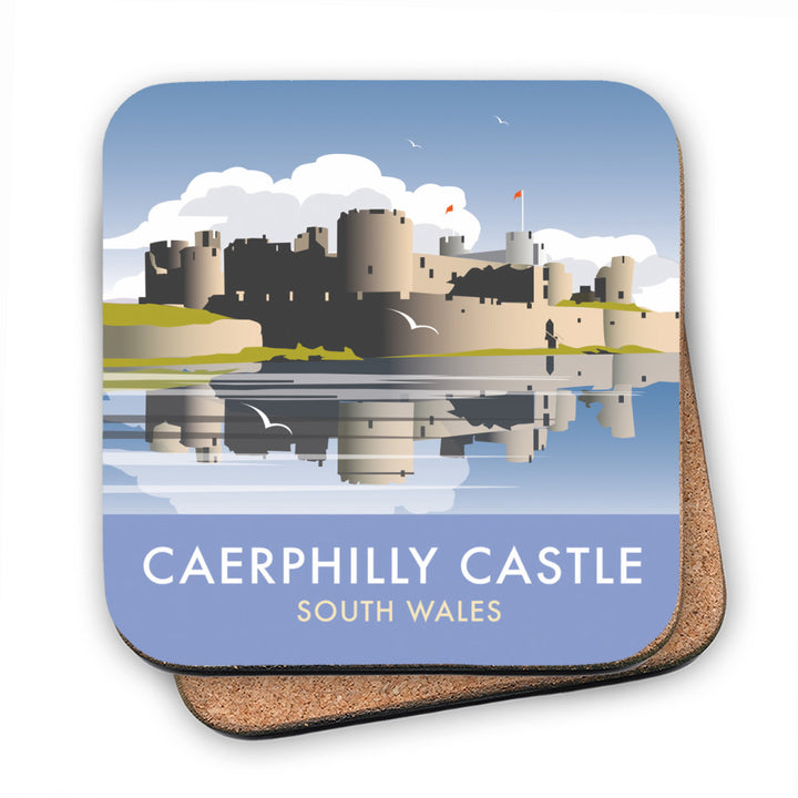 Caerphilly Castle, South Wales MDF Coaster