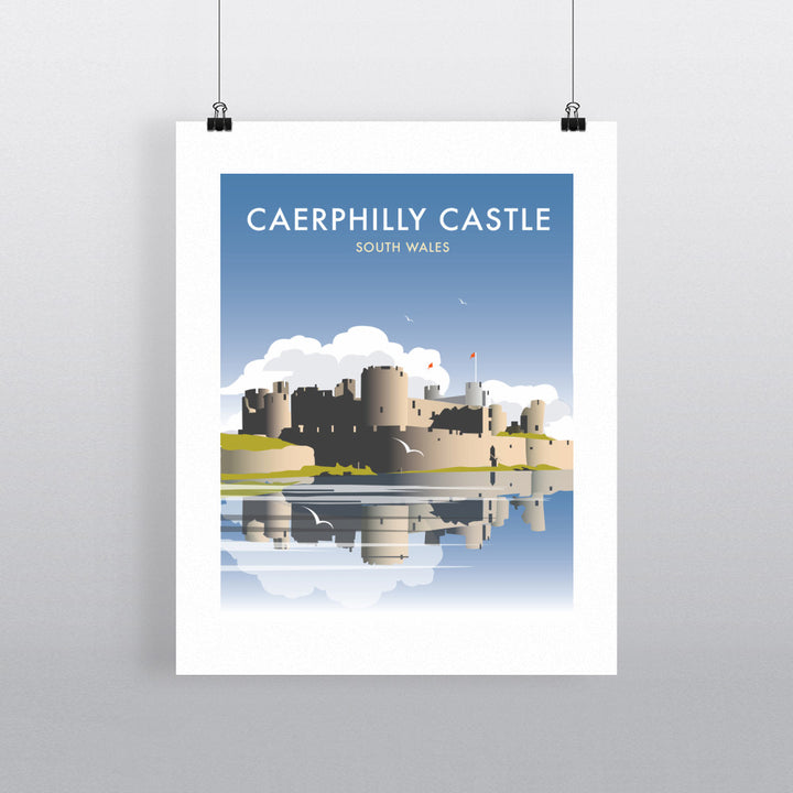 Caerphilly Castle, South Wales Fine Art Print