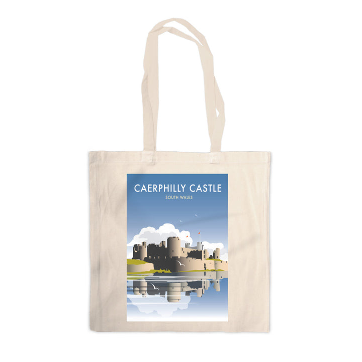 Caerphilly Castle, South Wales Canvas Tote Bag