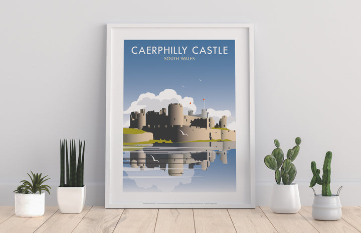 Caerphilly Castle, South Wales - Art Print