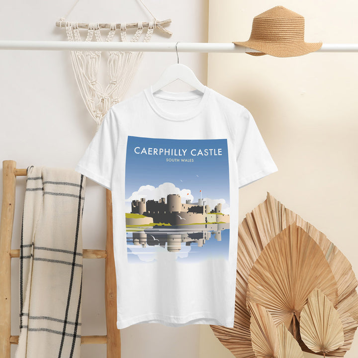 Caerphilly Castle T-Shirt by Dave Thompson