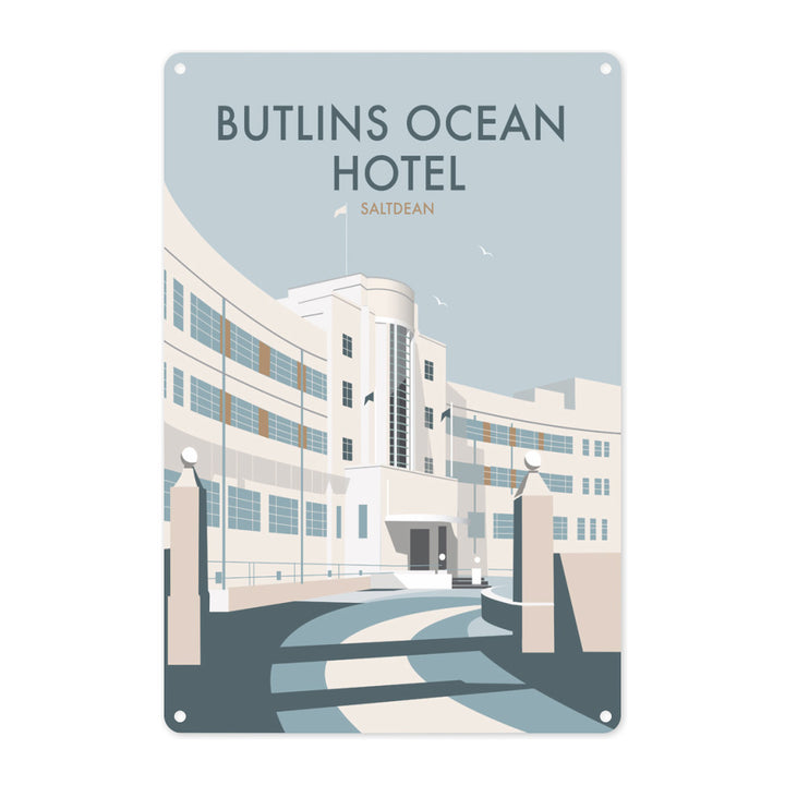 Butlins Ocean Hotel, Saltdean Metal Sign