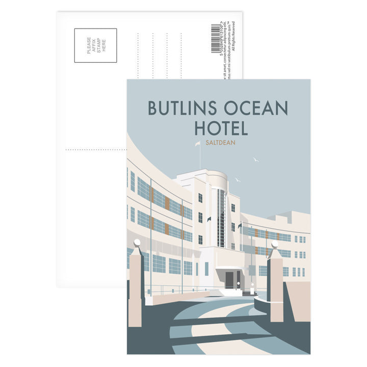 Butlins Ocean Hotel, Saltdean Postcard Pack
