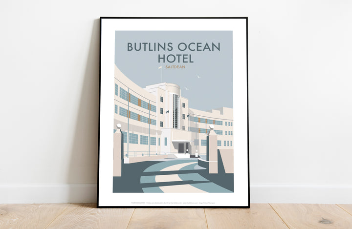 Butlins Ocean Hotel, Saltdean - Art Print