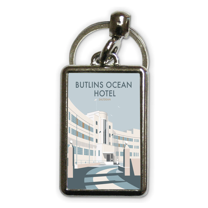 Butlins Ocean Hotel, Saltdean Metal Keyring