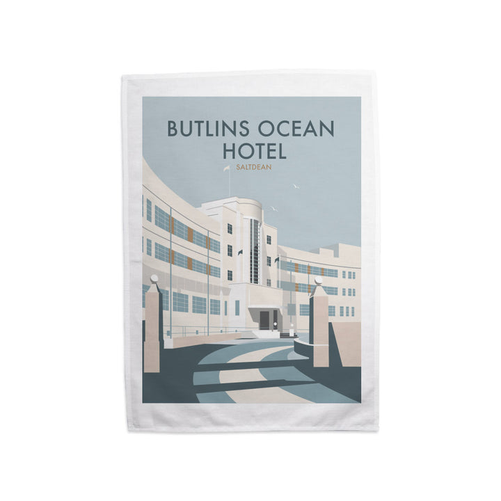 Butlins Ocean Hotel, Saltdean Tea Towel