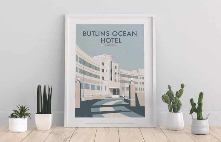 Butlins Ocean Hotel, Saltdean - Art Print