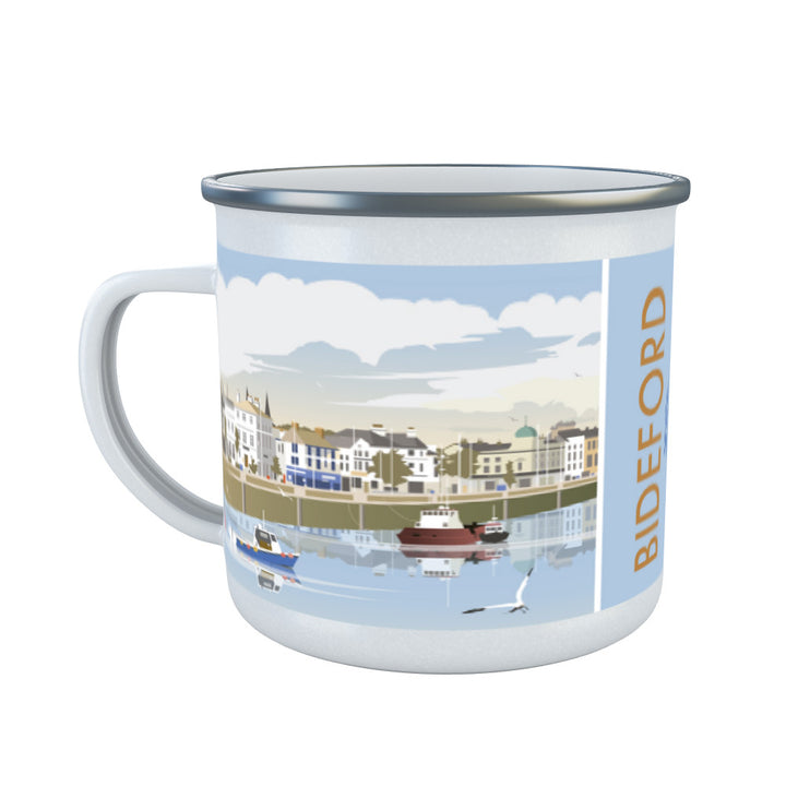 Bideford, Devon Enamel Mug