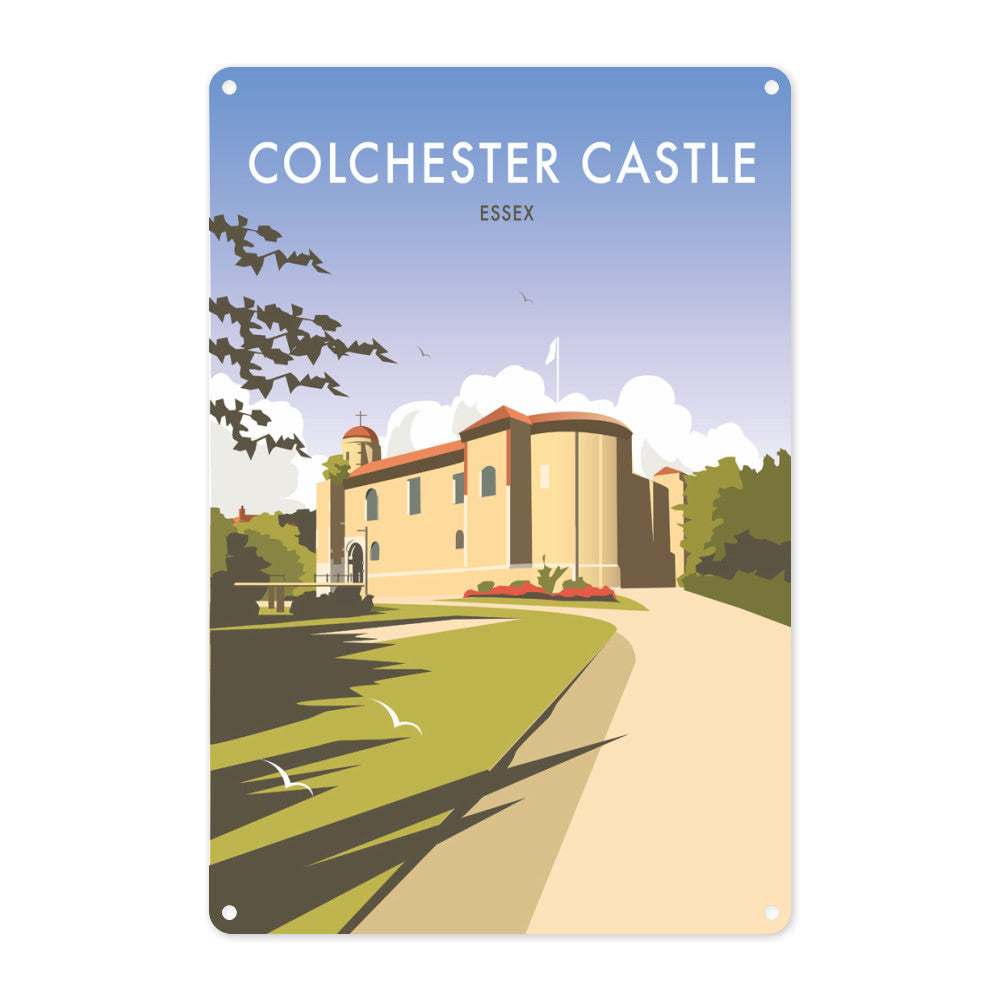 Colchester Castle Metal Sign