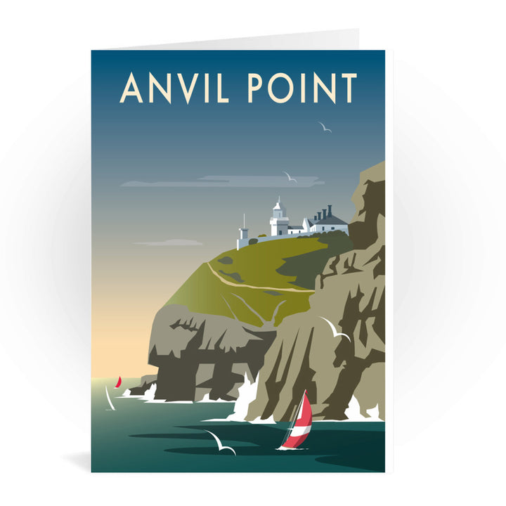 Anvil Point Greeting Card 7x5