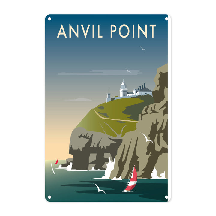Anvil Point Metal Sign