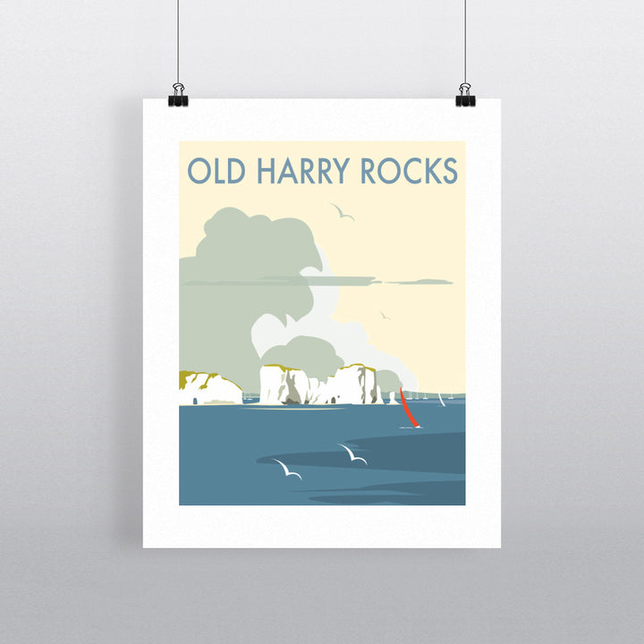 Old Harry Rocks Fine Art Print