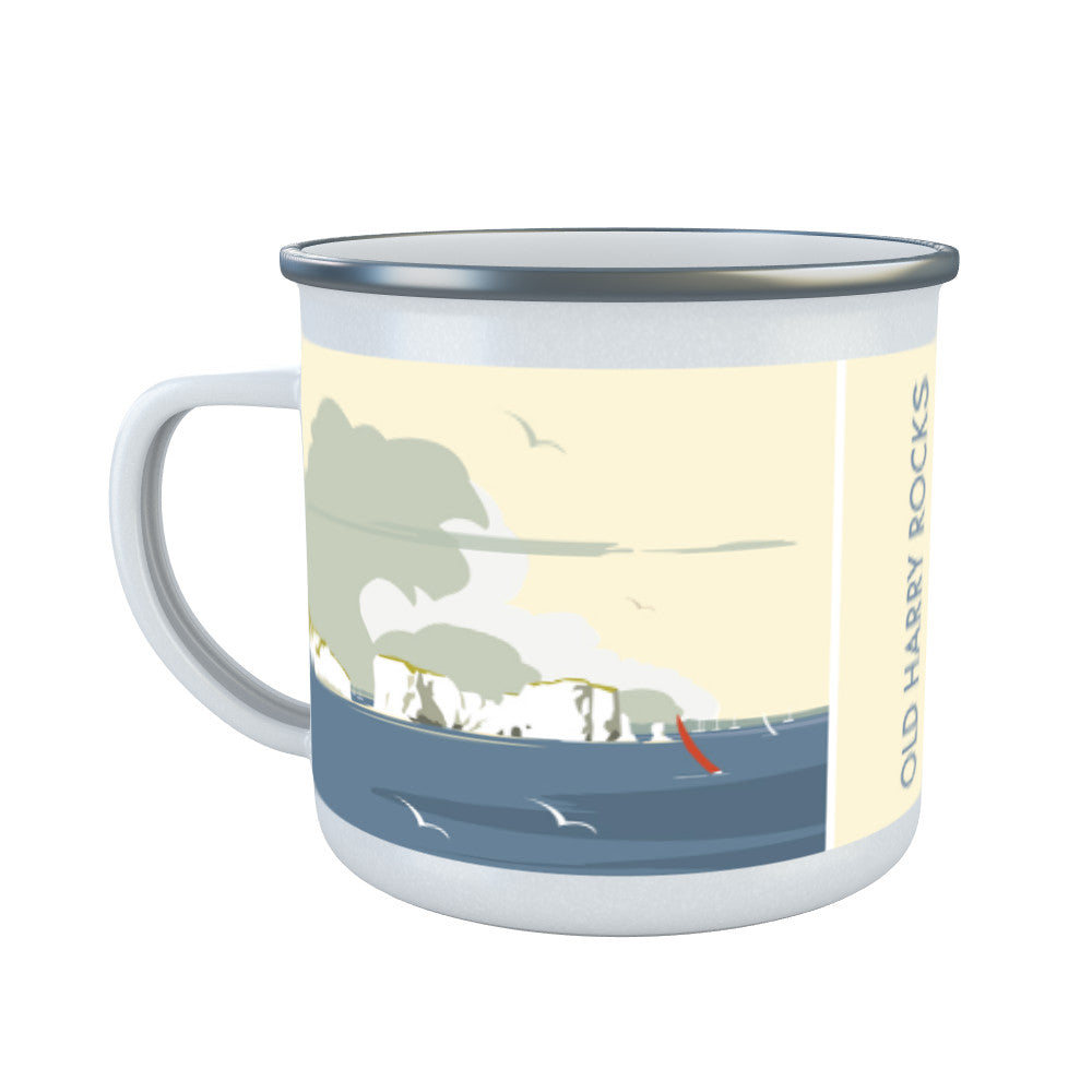 Old Harry Rocks Enamel Mug