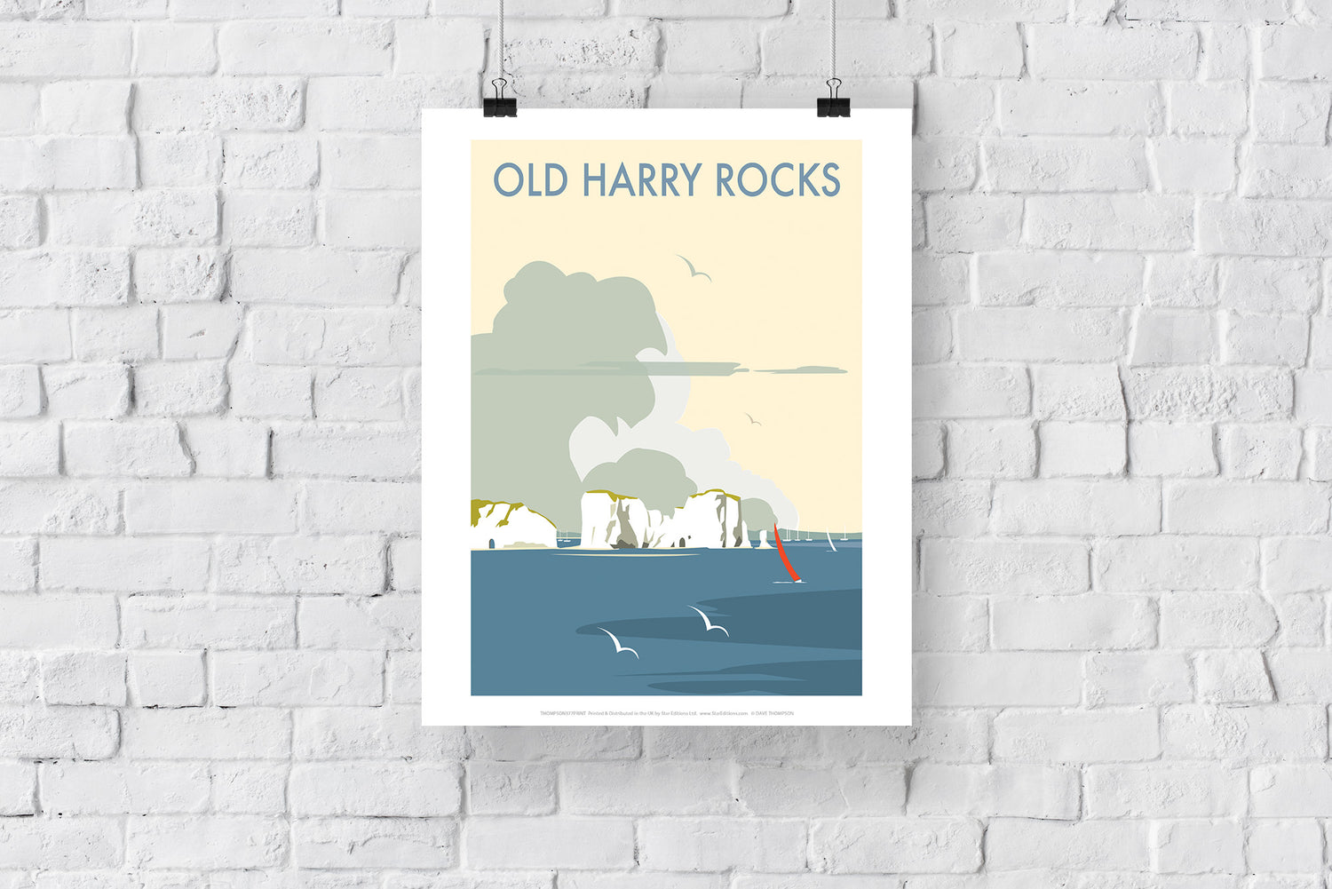 Old Harry Rocks - Art Print
