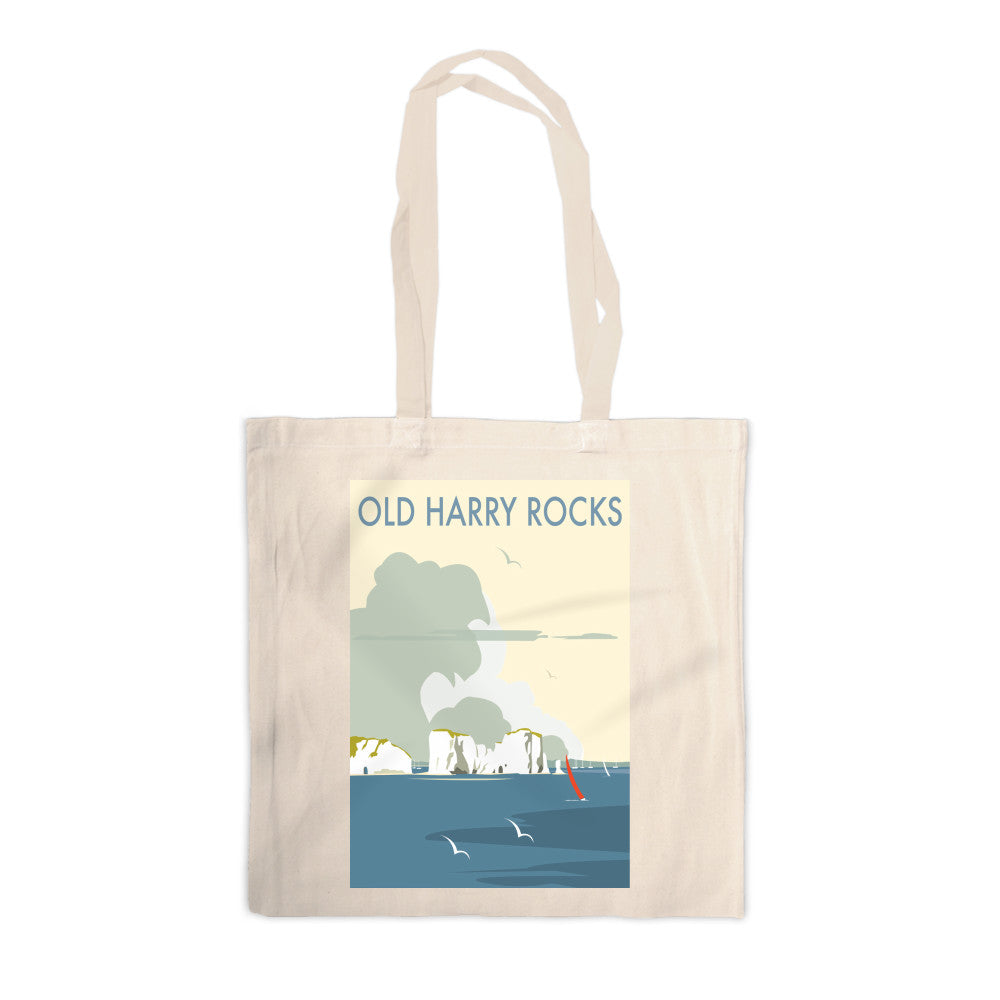 Old Harry Rocks Canvas Tote Bag