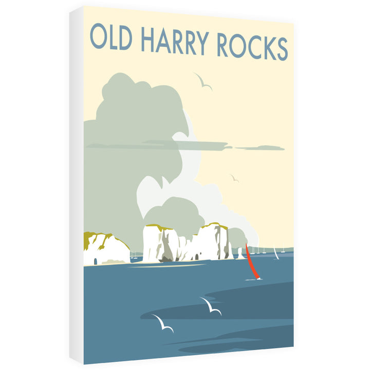 Old Harry Rocks Canvas