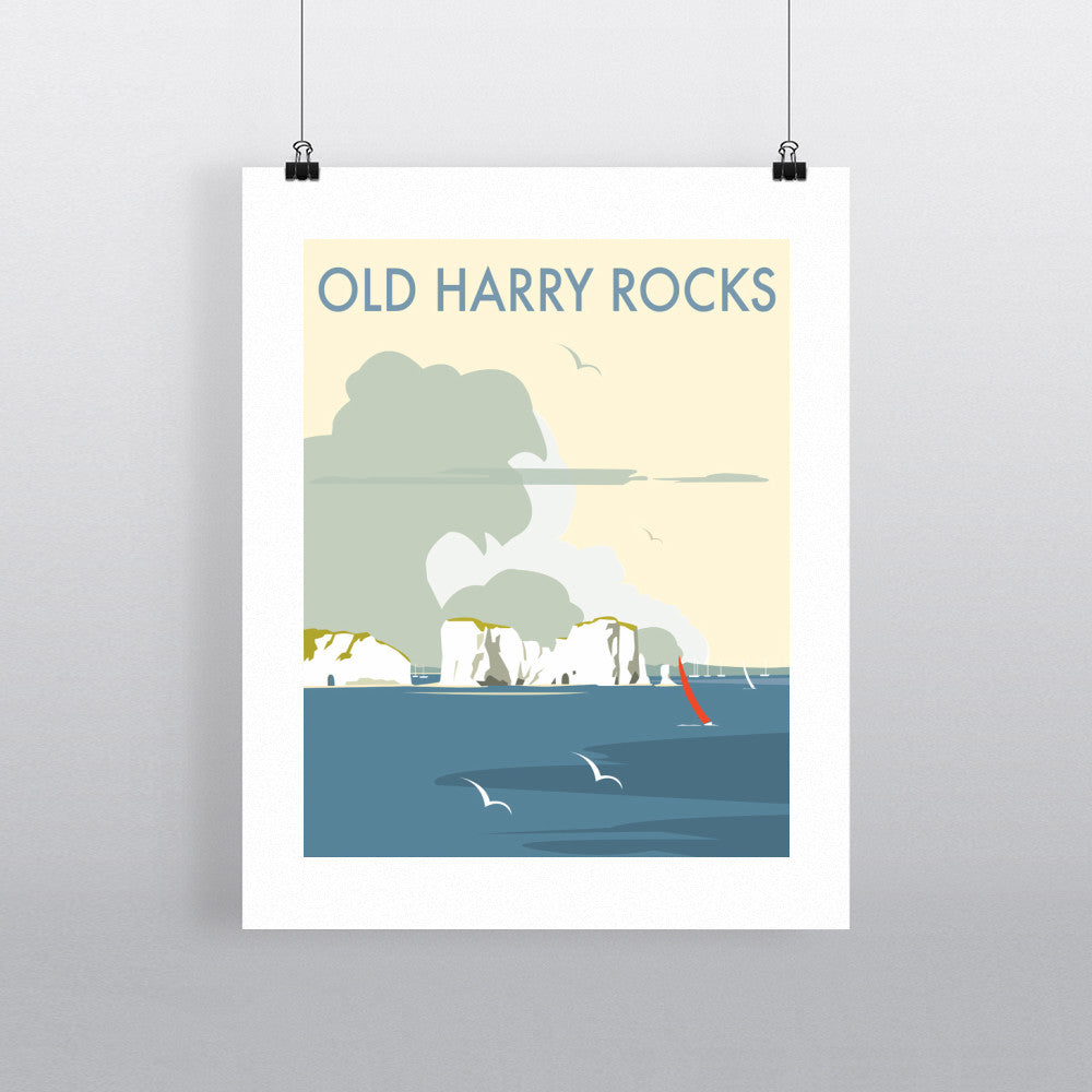 Old Harry Rocks - Art Print