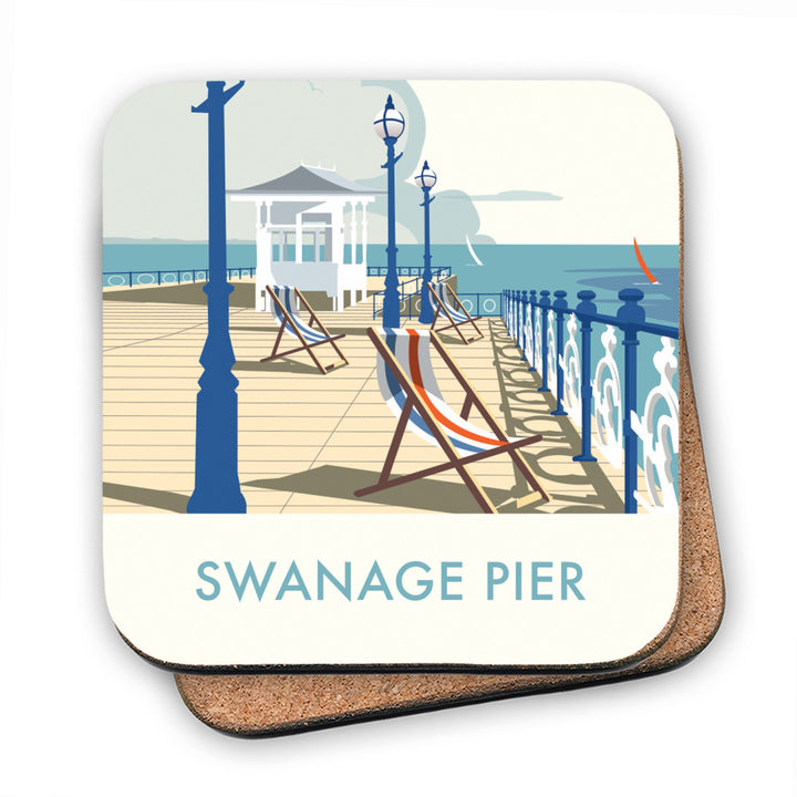 Swanage Pier MDF Coaster