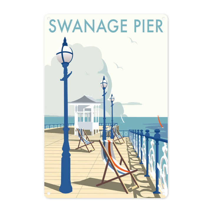 Swanage Pier Metal Sign