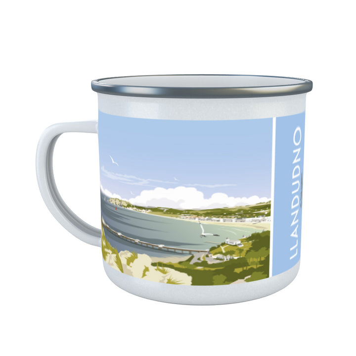 Llandudno, Wales Enamel Mug