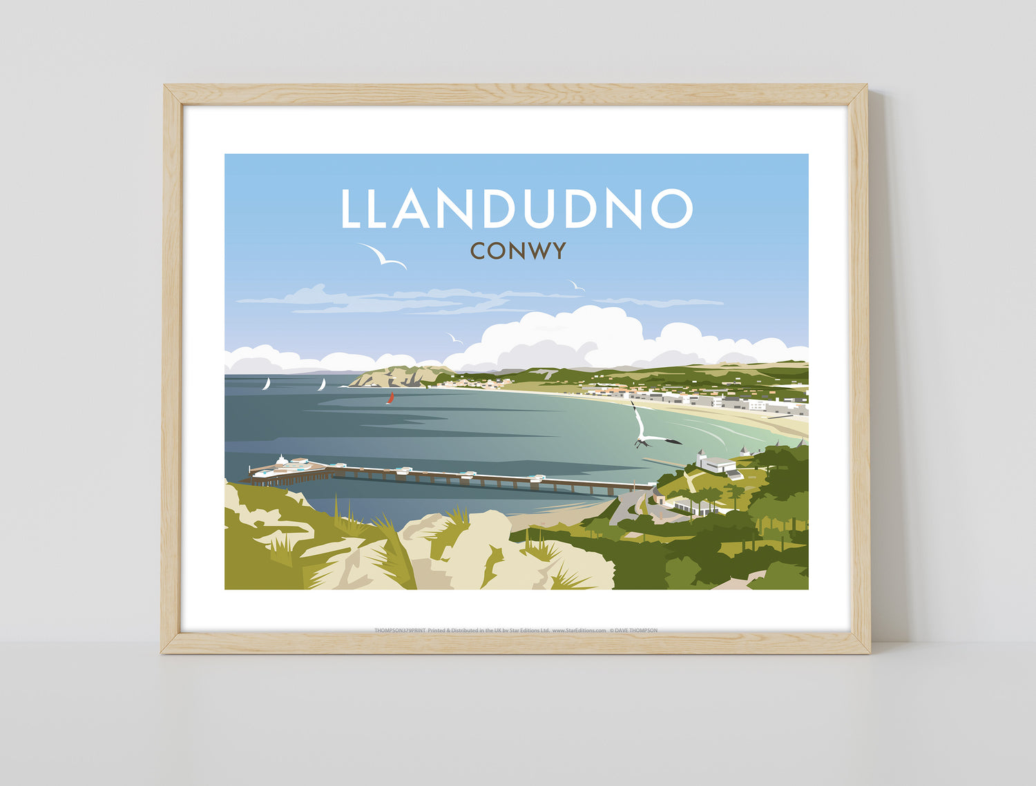 Llandudno, Wales - Art Print